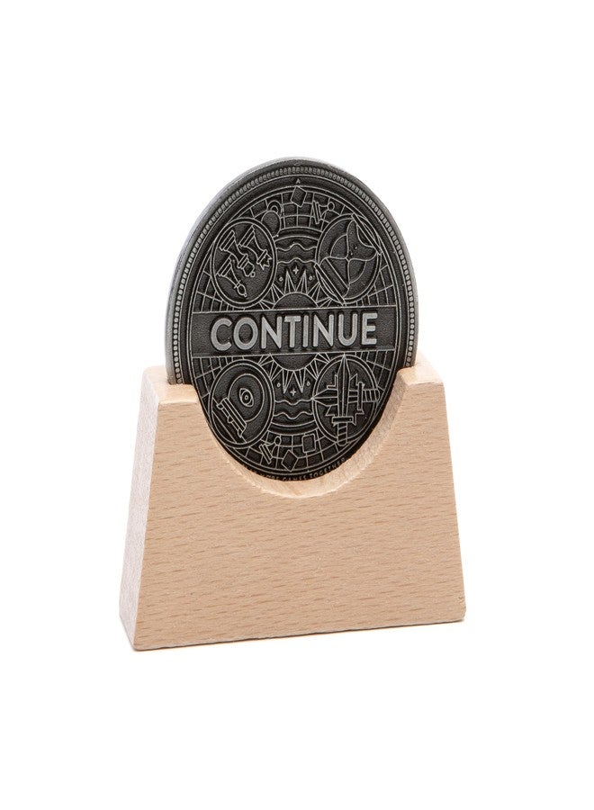 Stellar Factory Game Over Coin - (1.5 Inch Metal Coin with Stand) - Image 3